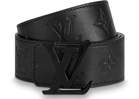 louis vuitton mens belt black|Louis Vuitton monogram belt black.